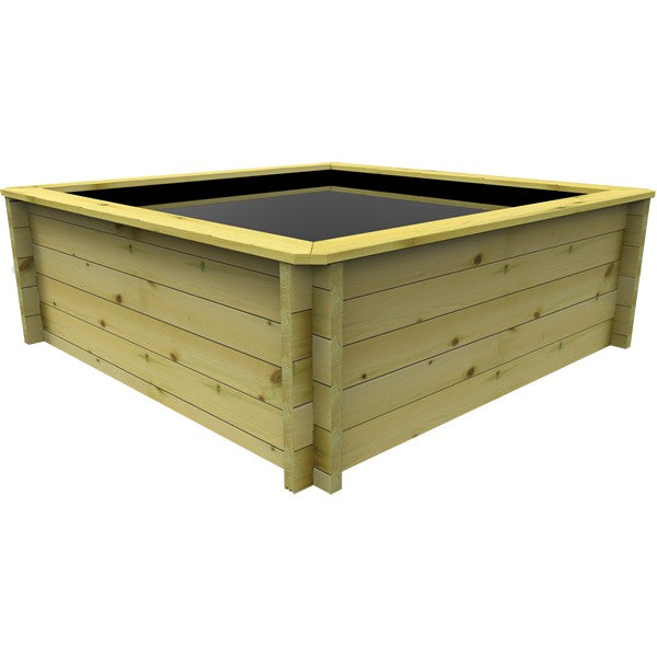 The Garden Timber Company Wooden Fish Ponds 2x2m 831mm Height 2325L