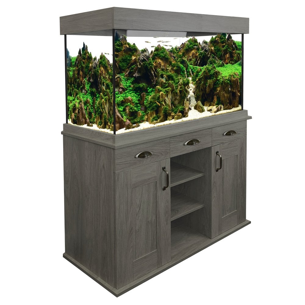 Fluval Shaker 252L Aquarium Fish Tank & Cabinet Slate Grey
