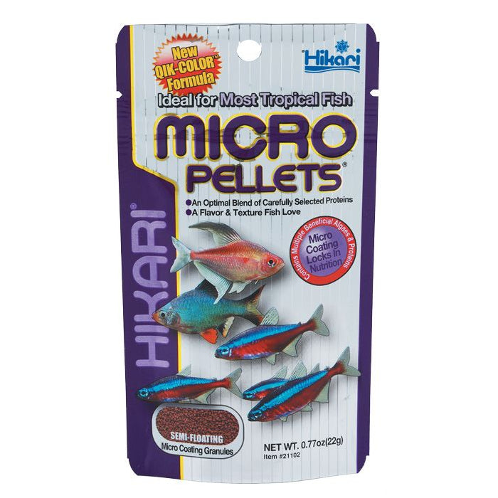 Hikari Tropical Fish Food Micro Pellets 22/45/80g