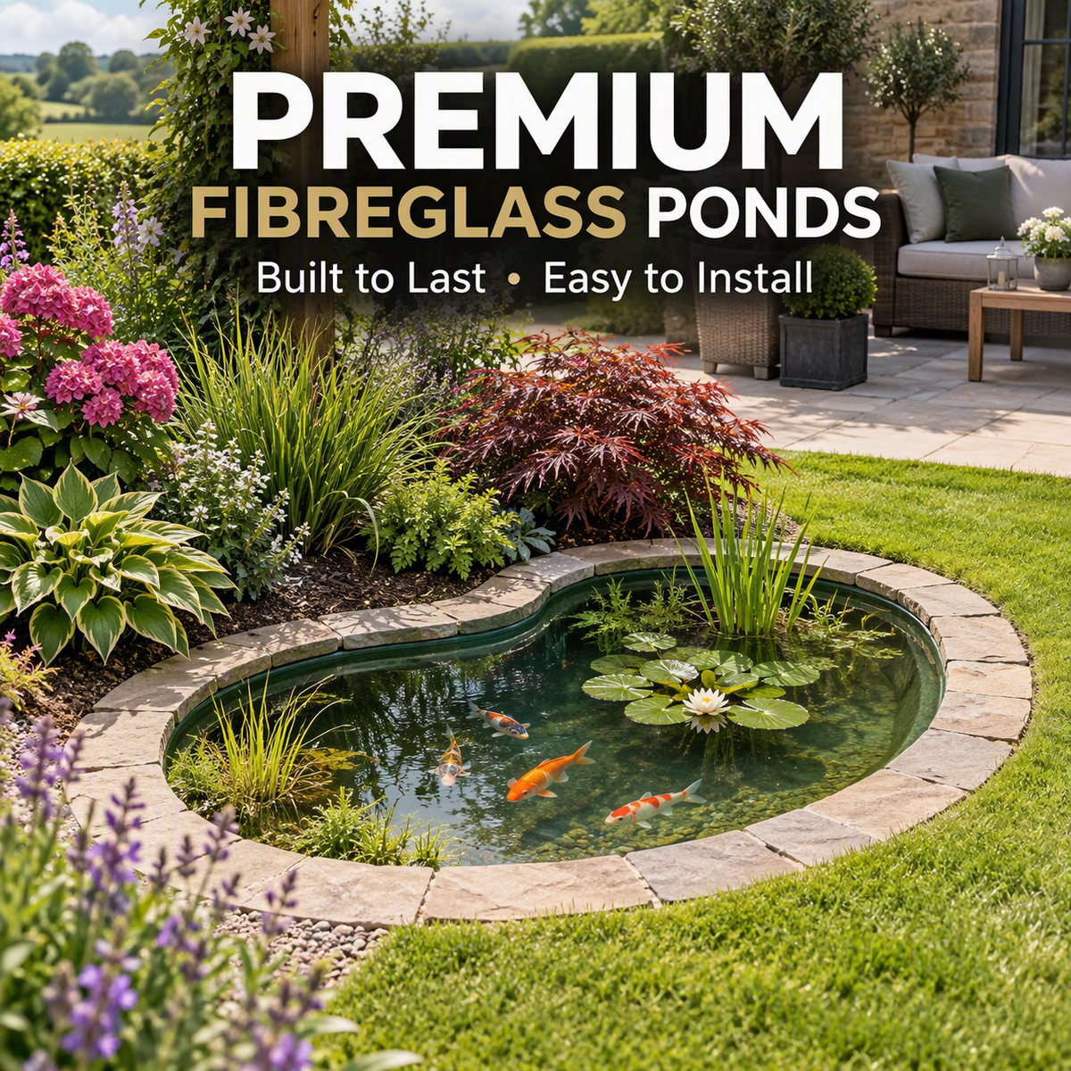 Limited time discount on Fibreglass Ponds
