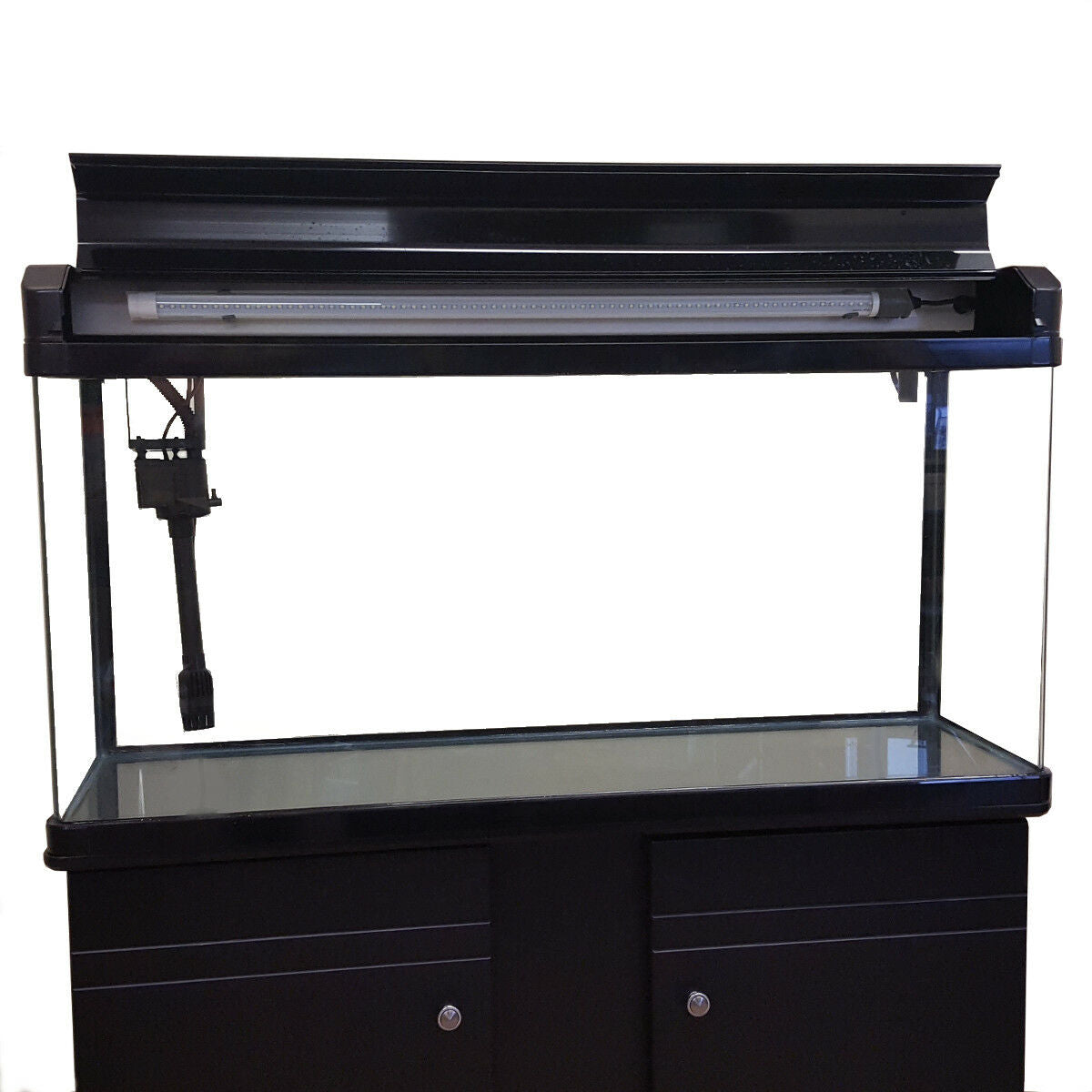 BOYU Aquarium Fish Tank & Cabinet 80cm 120L Black / White