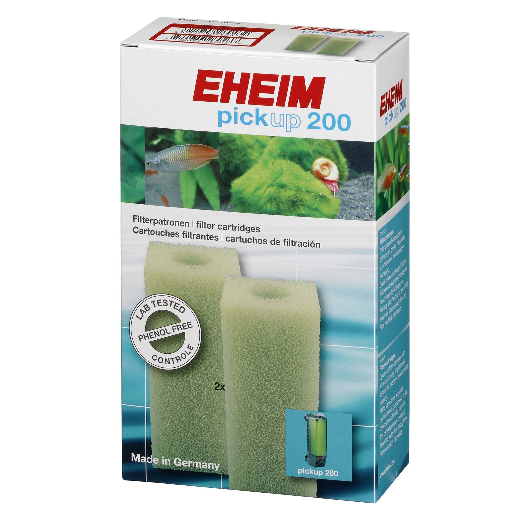 Eheim Filter Cartridges Pickup 200 2pk 2617120