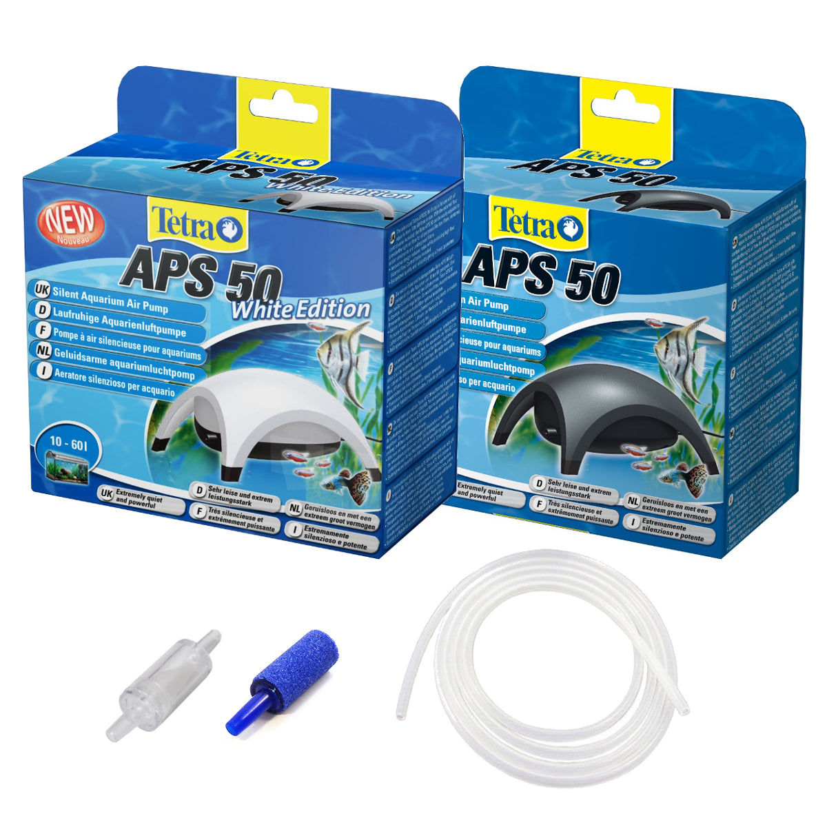 Tetra Aquarium Air Pump APS50 50L/h Tanks <60L