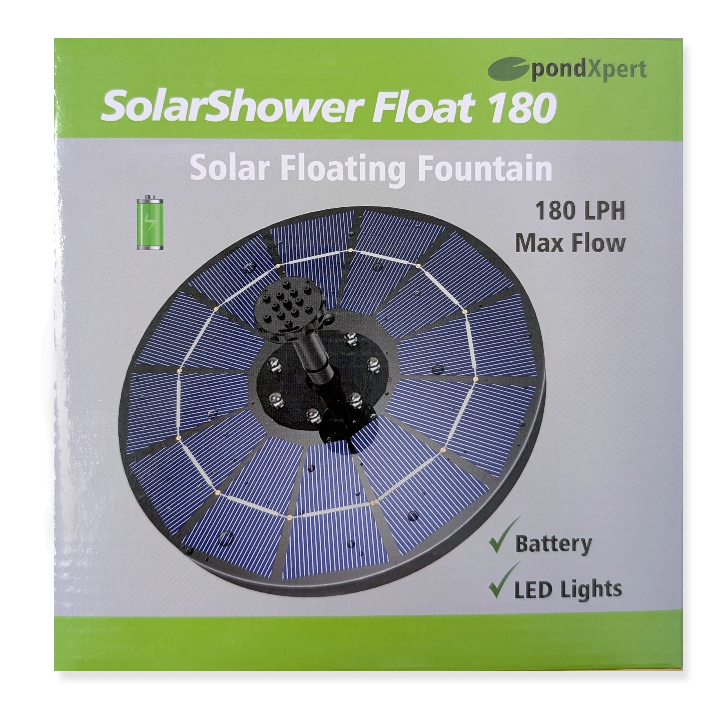PondXpert SolarFloat 180 Solar Fountain Pump