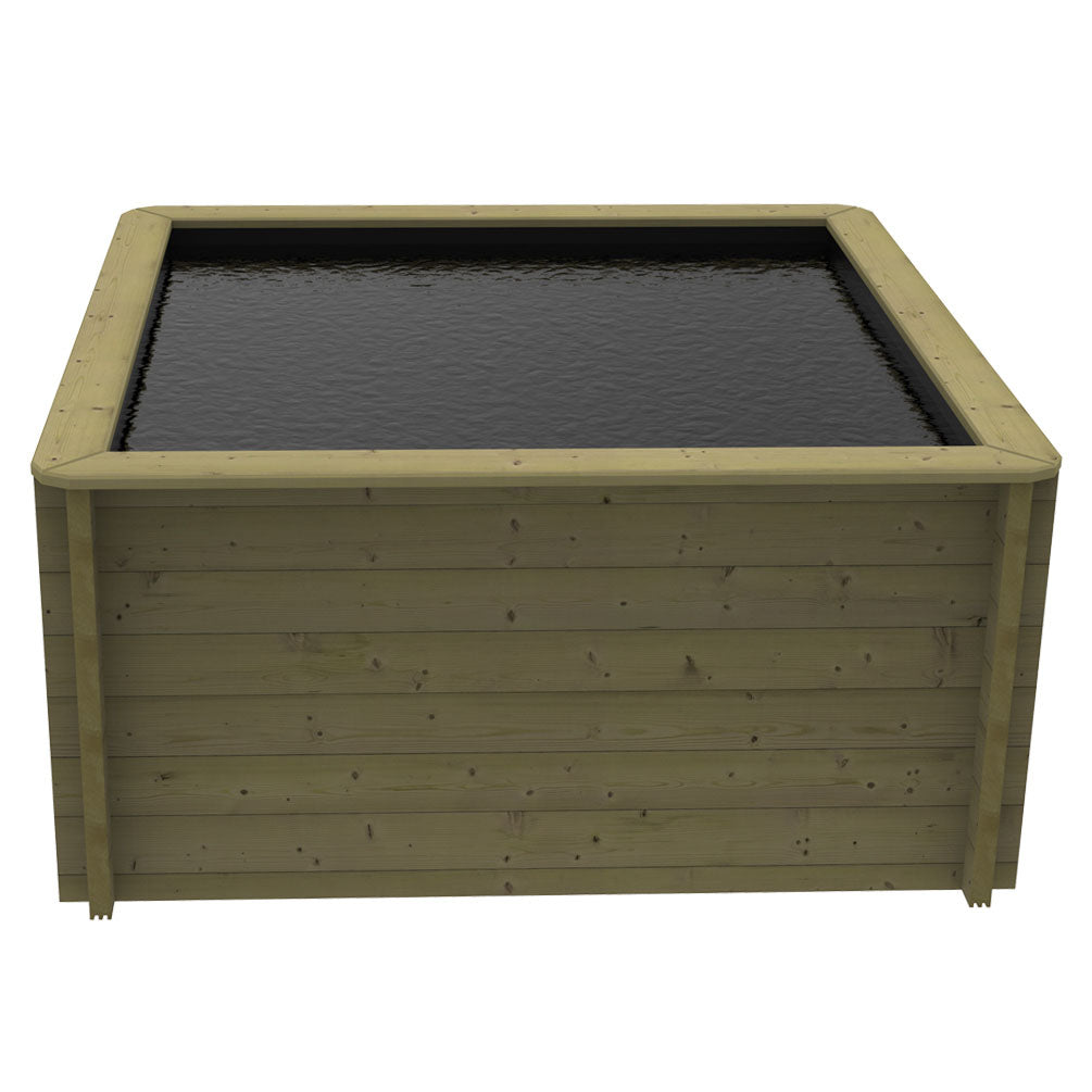 The Garden Timber Company Wooden Fish Ponds 2x2m 965mm Height 2738L
