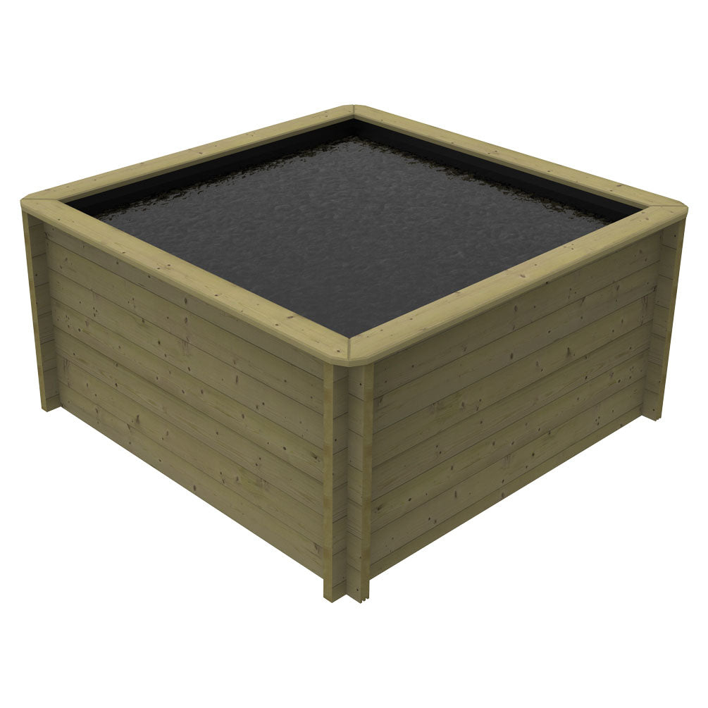 The Garden Timber Company Wooden Fish Ponds 2x2m 965mm Height 2738L