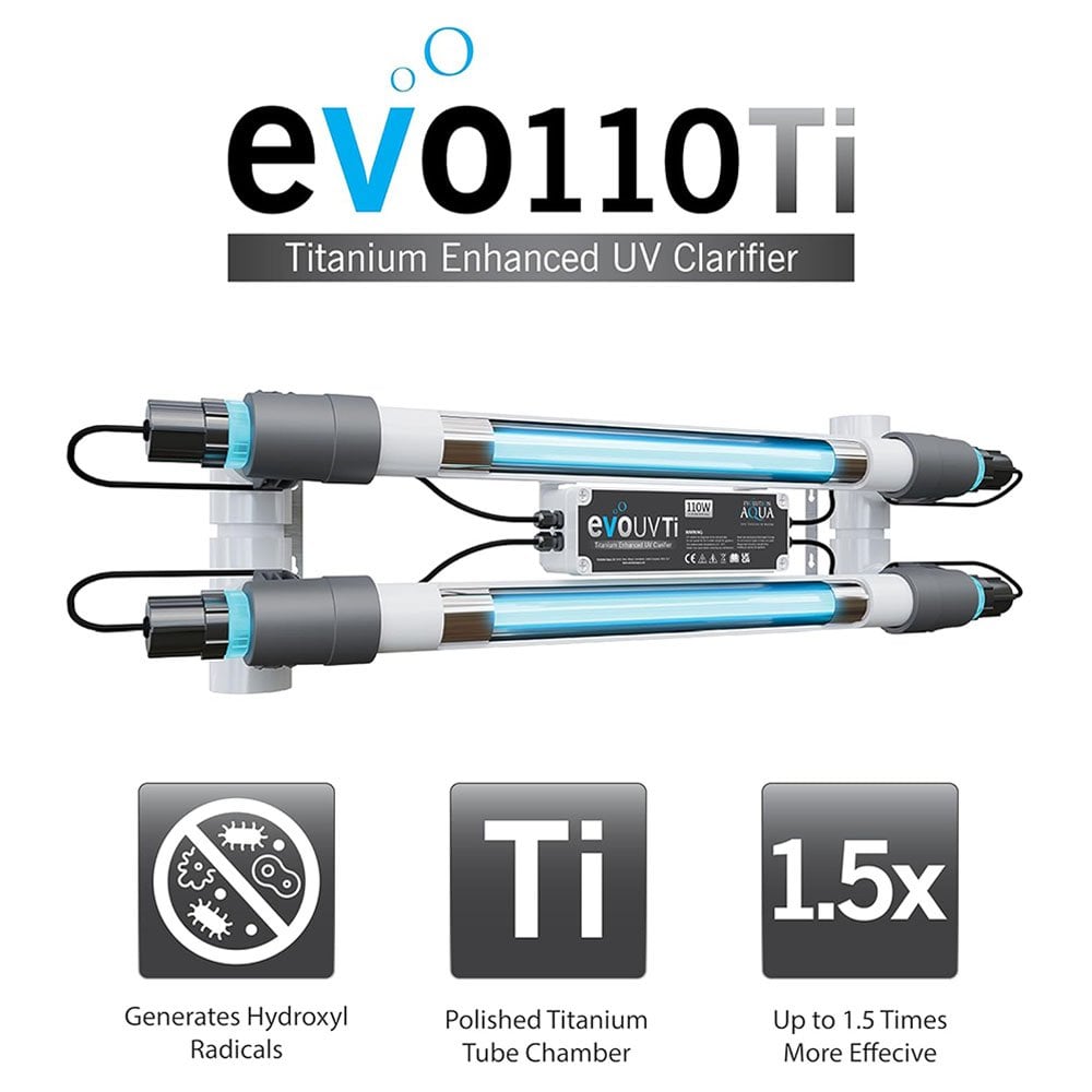 Evolution Aqua 110w Ti Titanium UVC Steriliser