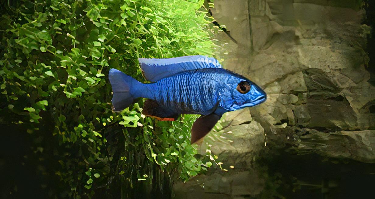 Haplochromis Ahli Electric Blue Malawi African Cichlid