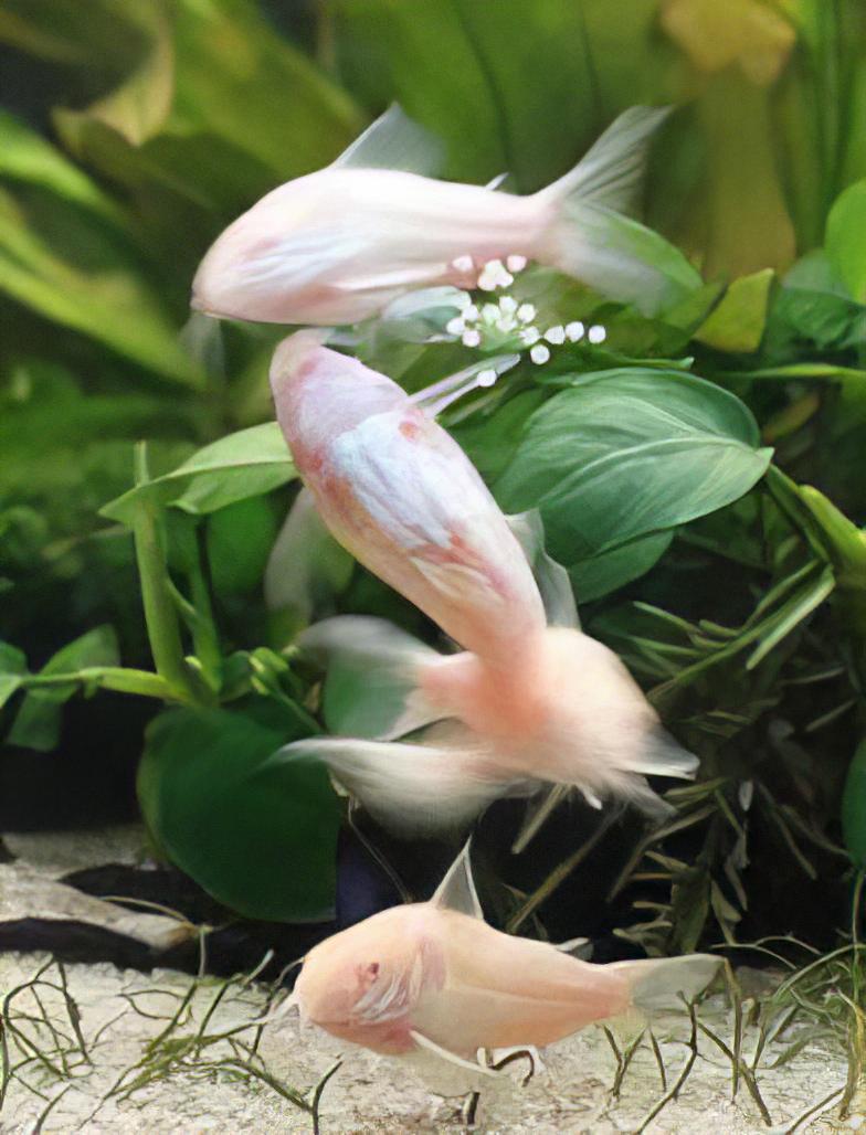 Albino Corydoras Aeneus 3cm Catfish - Real Aquatics