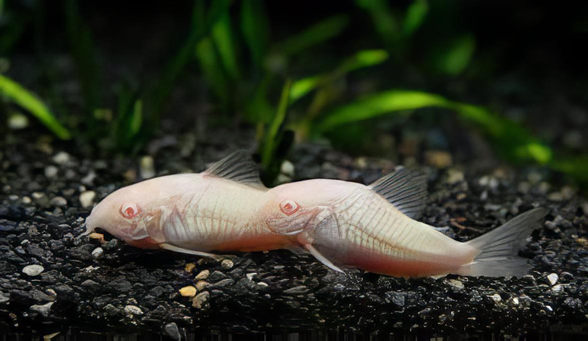 Albino Corydoras Aeneus 3cm Catfish - Real Aquatics