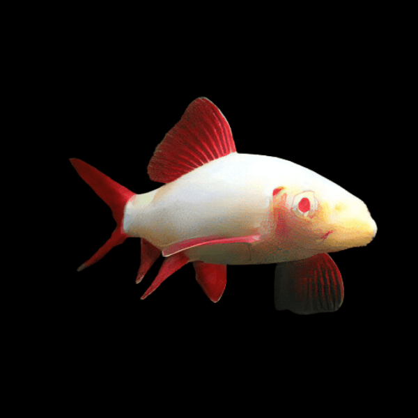 Albino Rainbow Shark Epalzeorhynchos Frenatum 5cm - Real Aquatics