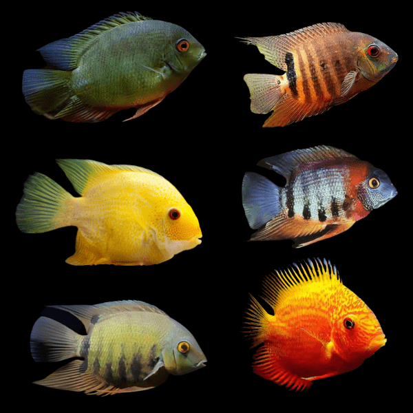 Assorted Severum Cichlid Heros Sp 5cm - Real Aquatics