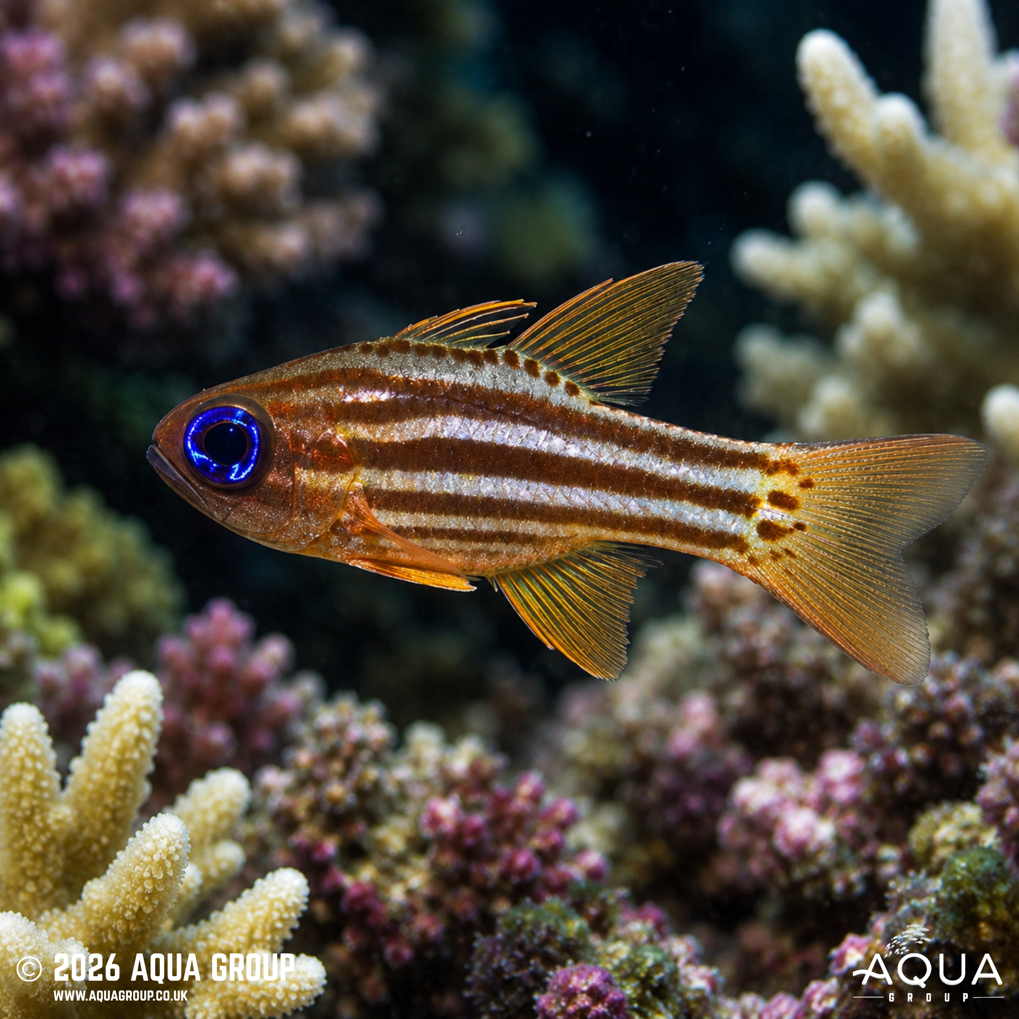 Blue Eye Cardinalfish (Ostorhinchus compressus)