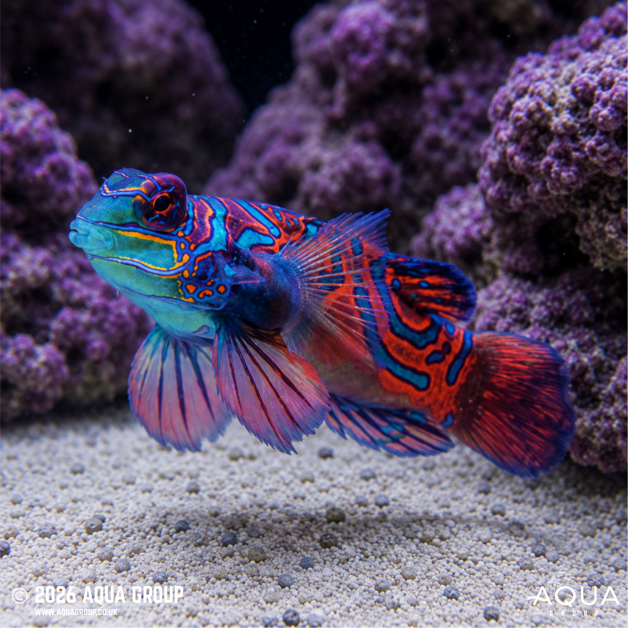 Blue Mandarin (Synchiropus splendidus)