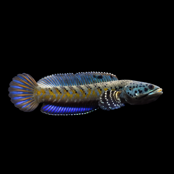 Burmese Spotted Snakehead Channa Ornatipinnis 10cm - Real Aquatics