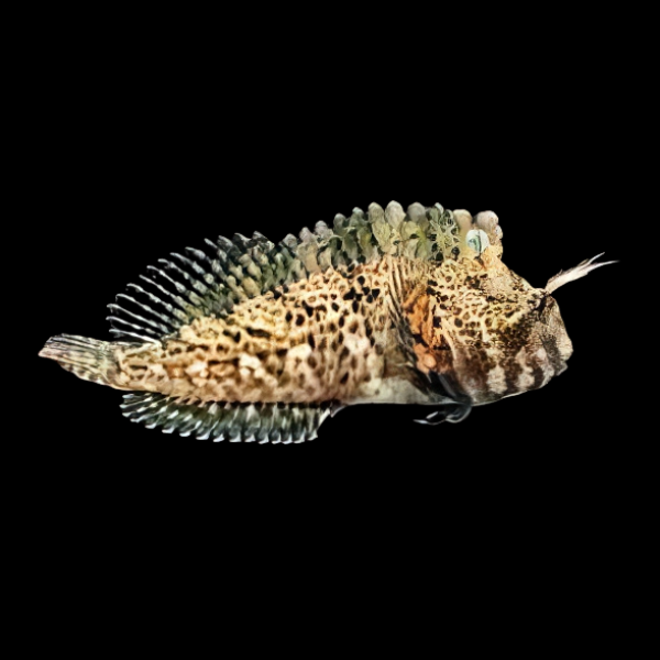 Caribbean Horned Blenny Hypsoblennius Exstochilus - Real Aquatics
