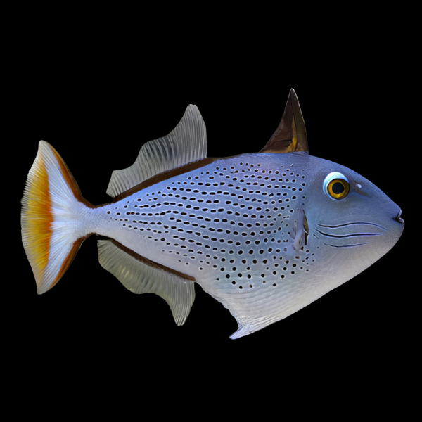 Caribbean Redtail Trigger Fish Xanthichthys Ringens - Real Aquatics