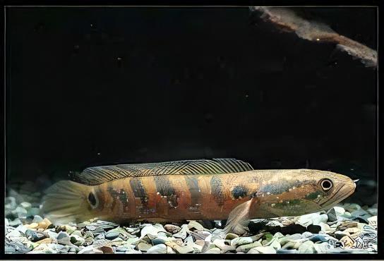 Chinese Red Snakehead Channa Asiatica 10cm - Real Aquatics