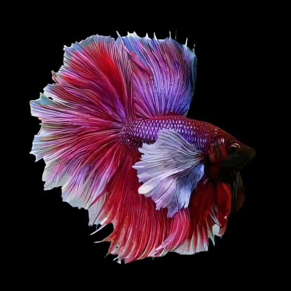 Dumbo Betta Male Red Base 3cm - Real Aquatics