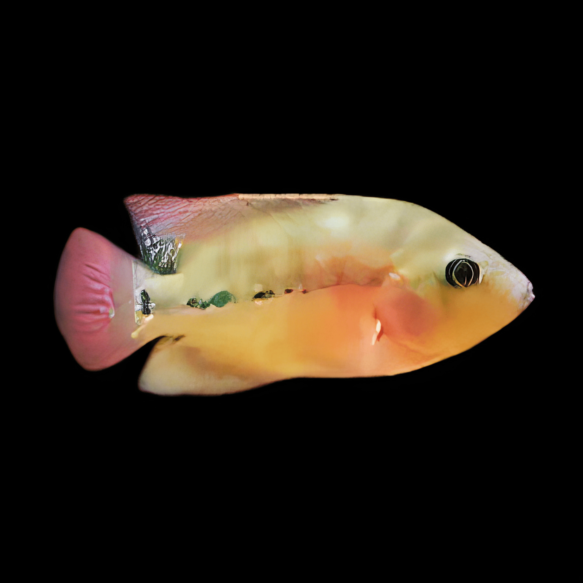 Flowerhorn Cichlid Super Red Monkey 5cm Juvenile Male - Real Aquatics