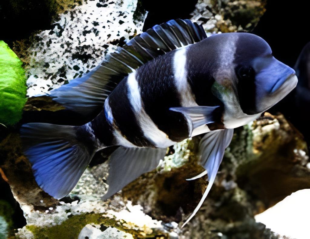 Cyphotilapia Frontosa Tanganyika African Cichlid 4cm - Real Aquatics