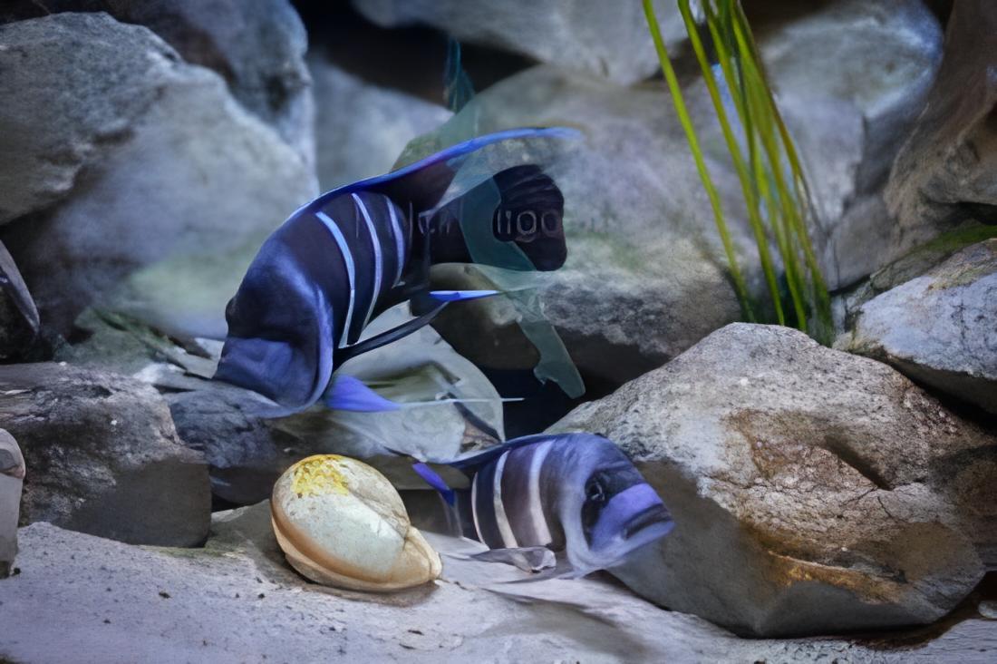 Cyphotilapia Frontosa Blue Zaire Kapampa 3cm - Real Aquatics