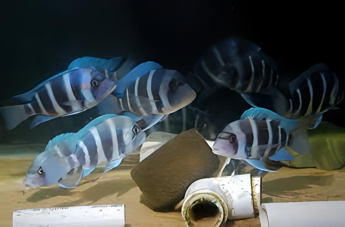 Cyphotilapia Frontosa Blue Zambia 3cm - Real Aquatics