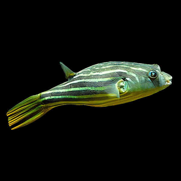 Fahaka Nile Puffer Fish Tetraodon Lineatus 3cm - Real Aquatics