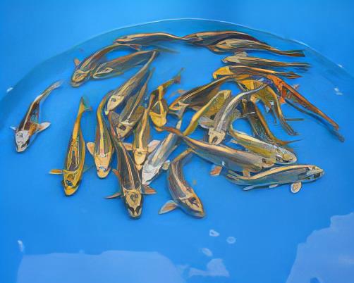 10 x Gold Ghost Koi Carp Cyprinus Carpio