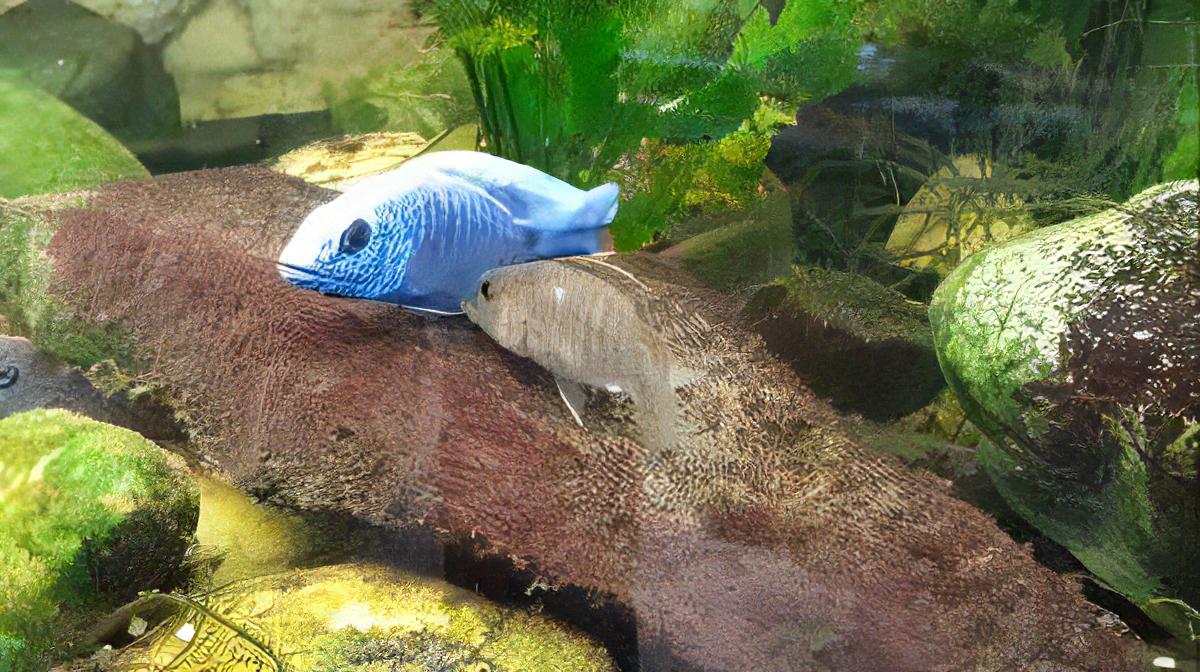 Haplochromis Ahli Iceberg Blue Malawi African Cichlid