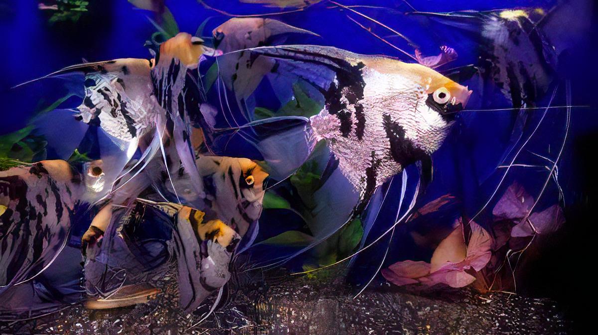 Koi Angelfish Pterophyllum Scalare - Real Aquatics