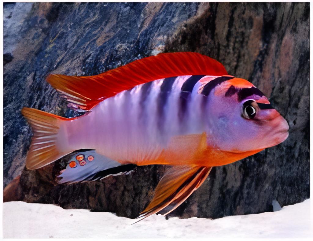 Labidochromis Hongi Sweden Malawi African Cichlid Small 2 Inches - Real Aquatics
