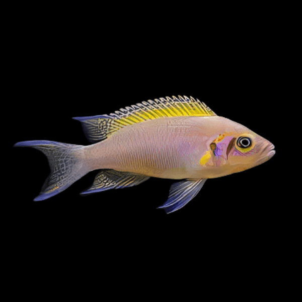 Neolamprologus Daffodil Brichardi Tanganyikan African Cichlids 5cm - Real Aquatics