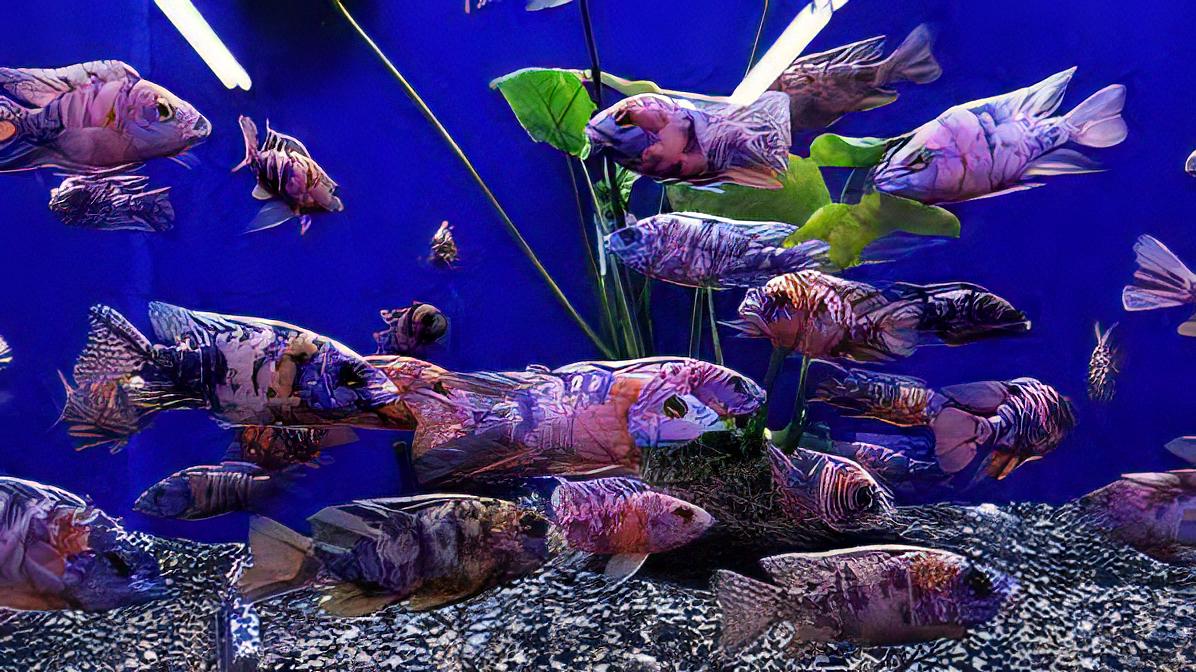Aulonocara Orange Blotch Peacock Malawi African Cichlid
