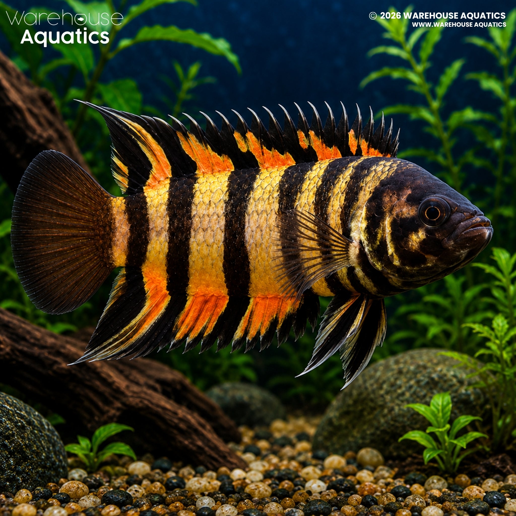 Ornate Ctenopoma (Microctenopoma ansorgii)