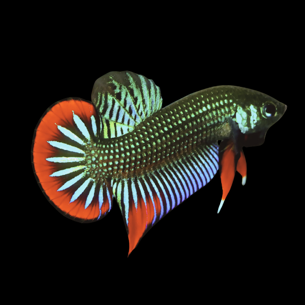 Premium Betta Male Alien Wild Colour 3cm - Real Aquatics