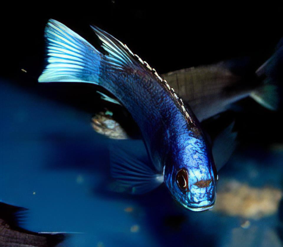 Pseudotropheus Acei White Tail Malawi African Cichlid - Real Aquatics
