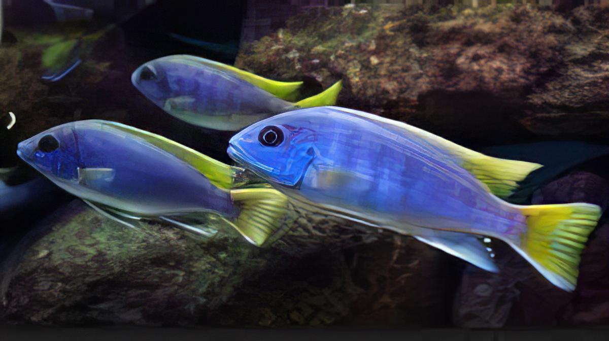 Pseudotropheus Acei Yellow Tail Malawi African Cichlid - Real Aquatics