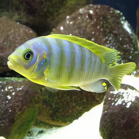 Pseudotropheus Aurora Malawi African Cichlid - Real Aquatics