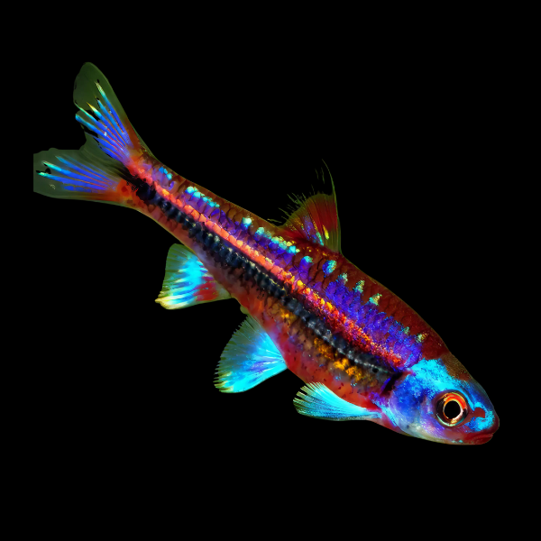 Rainbow Shiner Hydrophlox Chrosomus 4cm - Real Aquatics