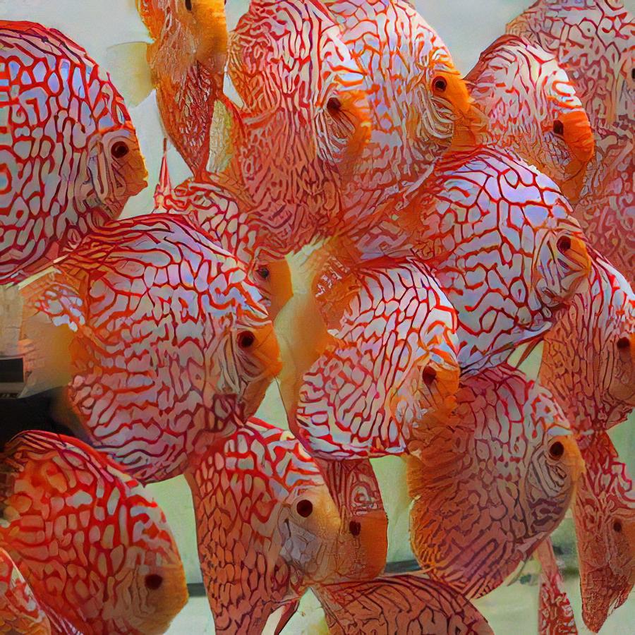 Red Jaguar Discus - Real Aquatics