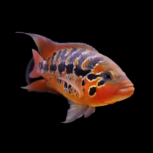 Red Tiger Cichlid Parachromis Motaguensis 5cm - Real Aquatics