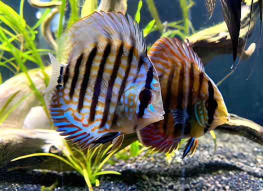 Red Turquoise Discus - Real Aquatics