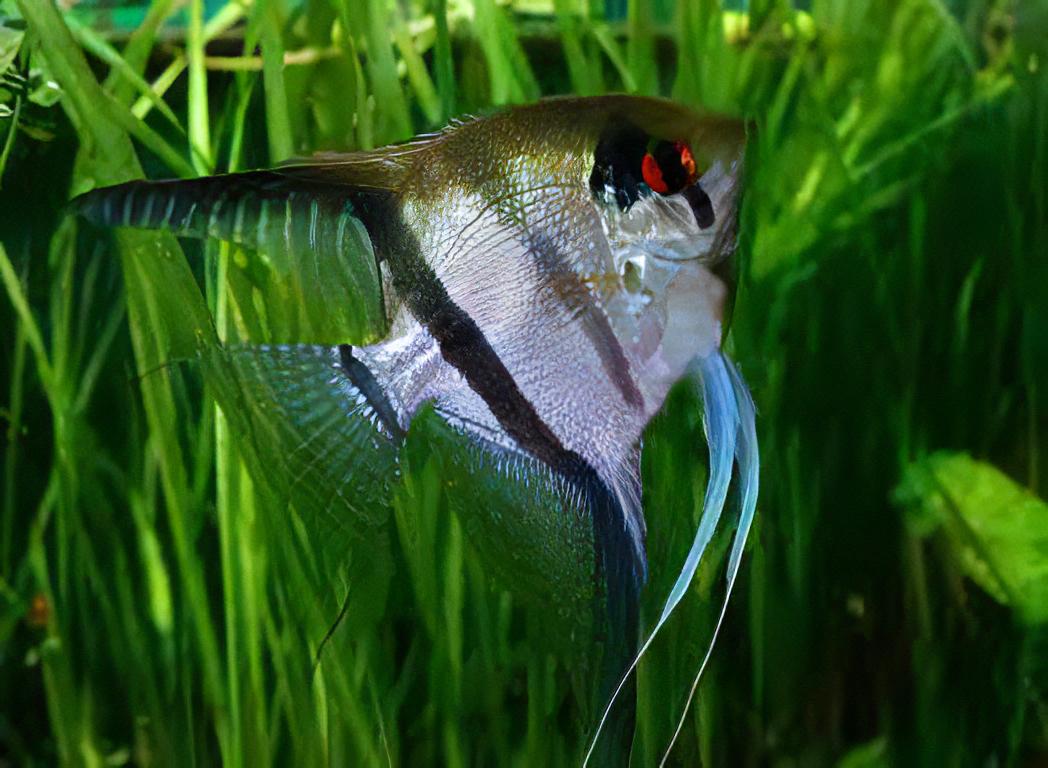 Silver Angelfish Pterophyllum Scalare - Real Aquatics