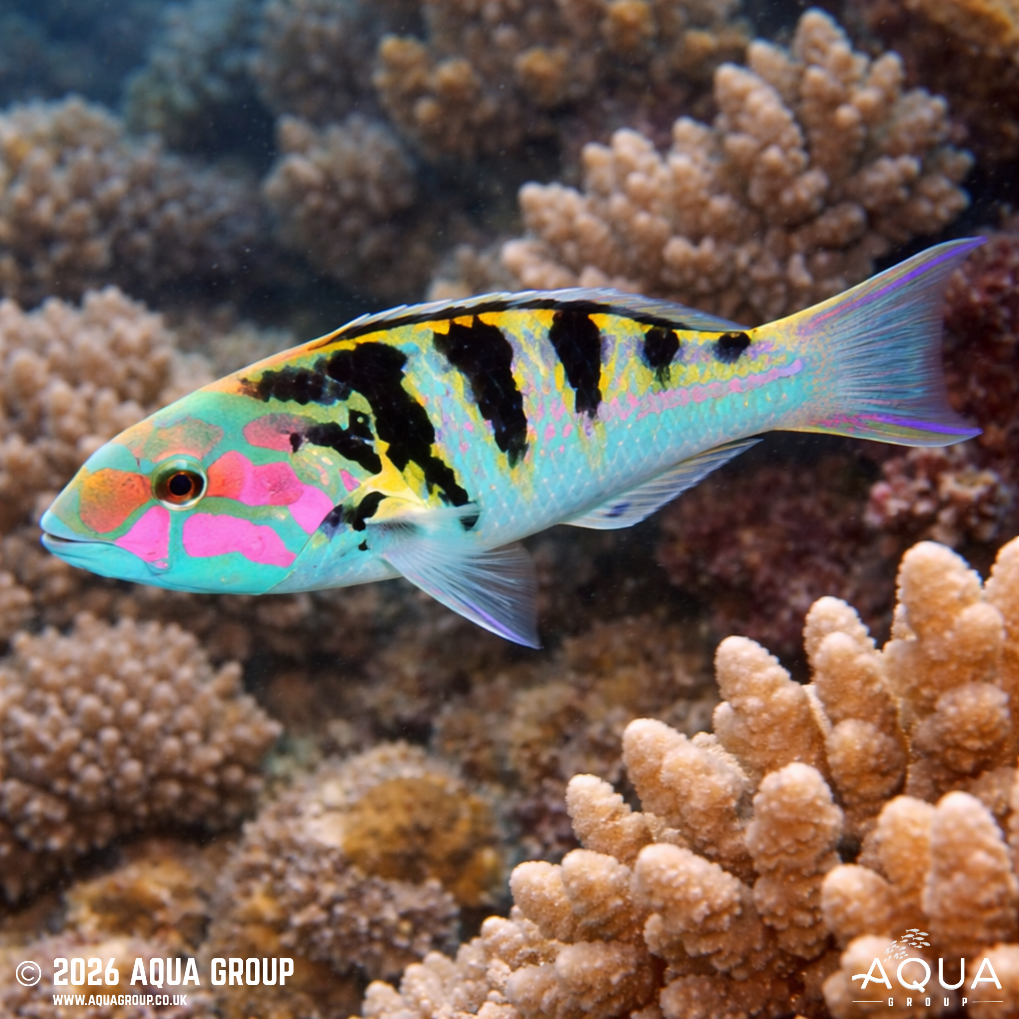 Sixbar Wrasse (Thalassoma hardwicke)