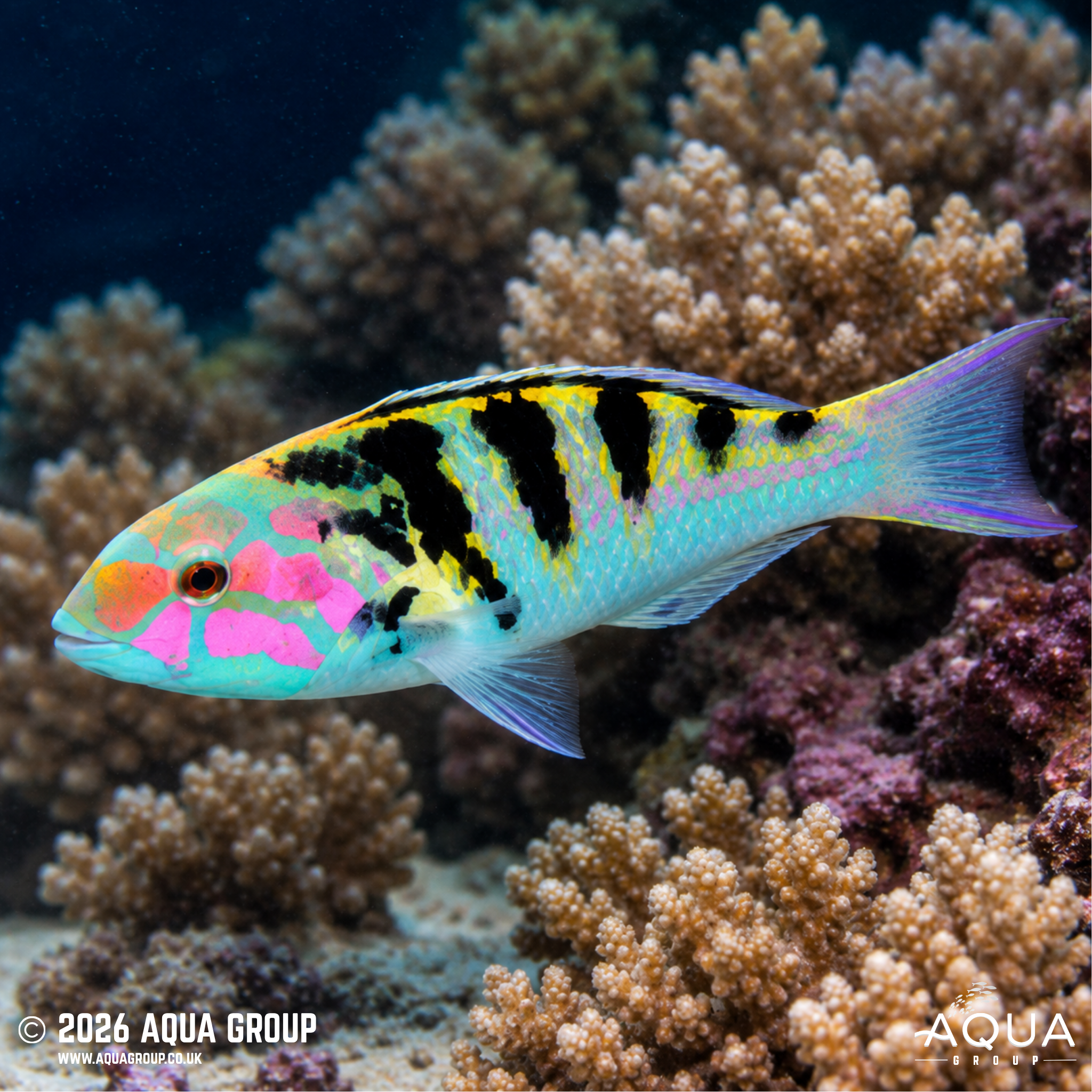 Sixbar Wrasse (Thalassoma hardwicke)