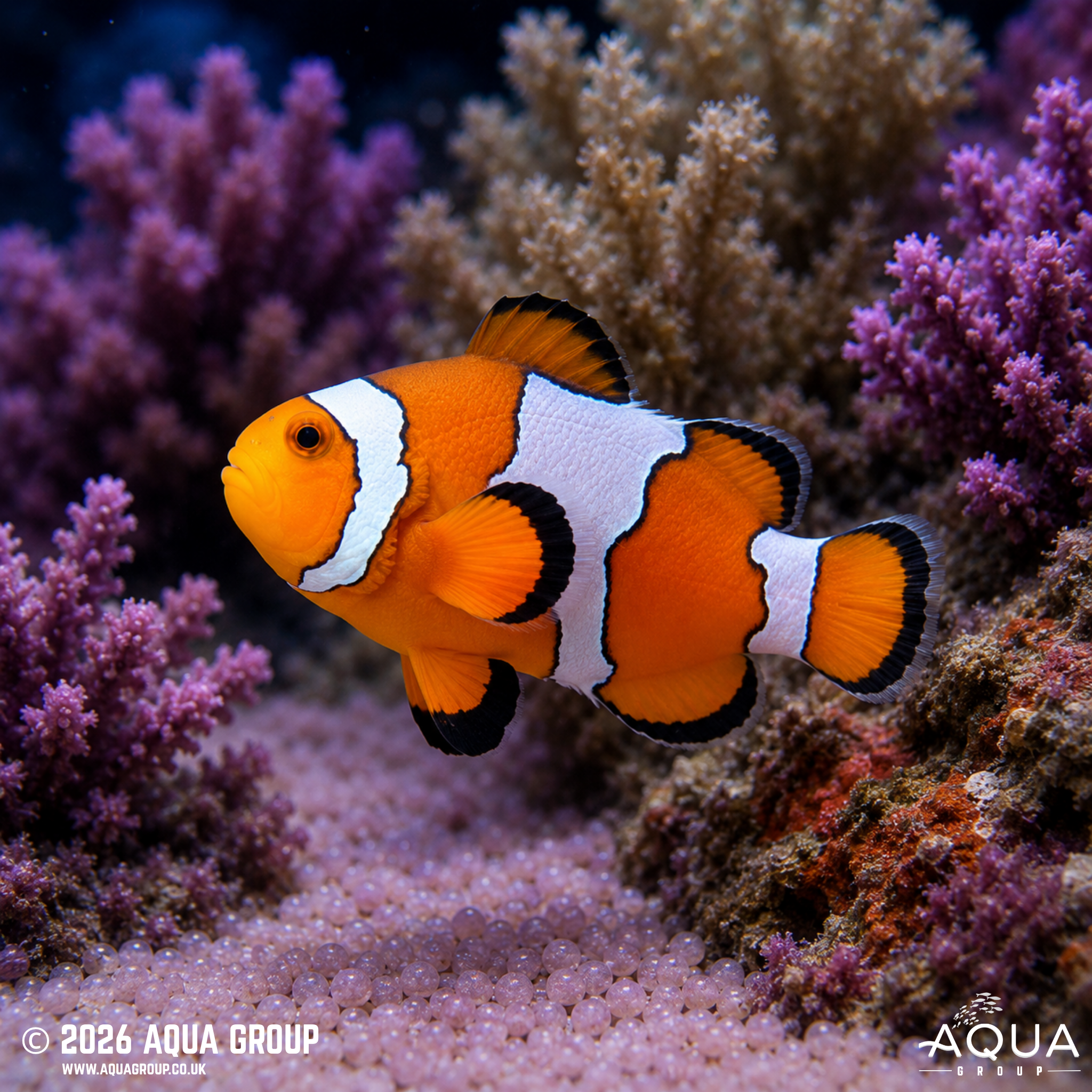 Snowflake Clownfish (Amphiprion ocellaris)