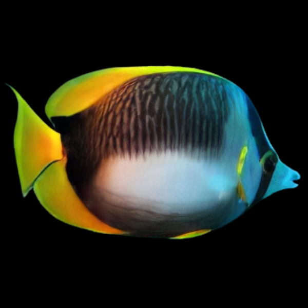 Somali Butterfly Fish Chaetodon Leucopleura - Real Aquatics