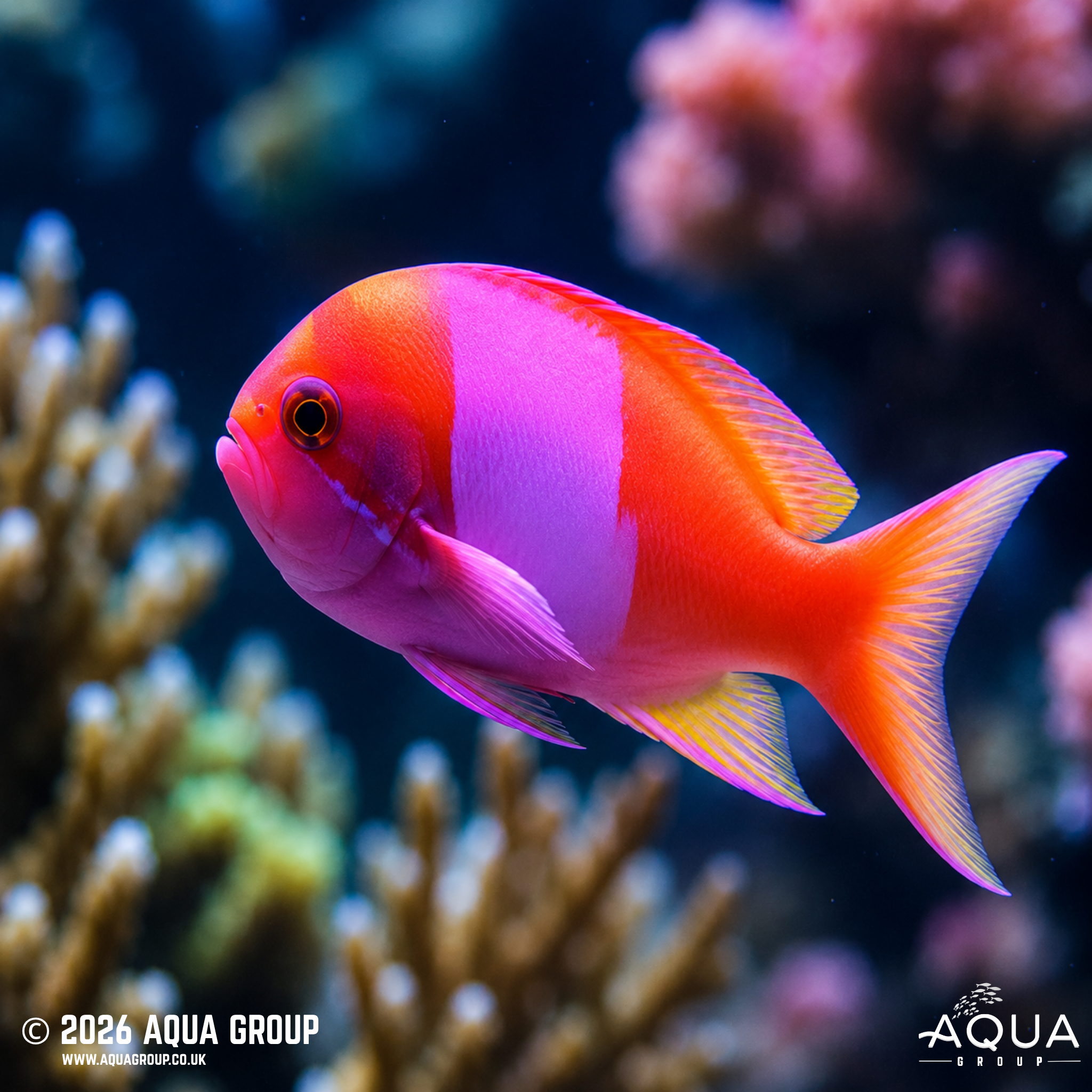 Square Anthias (Pseudanthias pleurotaenia)