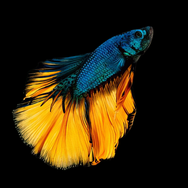 Super Delta Betta Male Mustard Gas 3cm - Real Aquatics